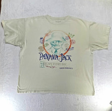 Vintage Panama Jack Graphic T-Shirt XXL Cancun Riviera Maya Off-White - 0302 picture