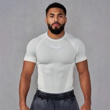 YOUNGLA xxl Batman Men's Skinny T-Shirt Jogger Sport Quick-Drying Short Sleeves picture
