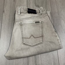 Alberto Stone Denim Modern Super Fit Jeans Mens 34x34 Handcrafted Germany picture