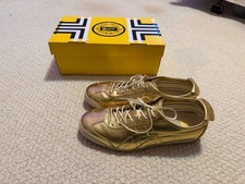 Men's Onitsuka Tiger Mexico 66 size 10 in gold only worn once picture