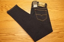 NWT MEN'S DIESEL JEANS Multiple Sizes Thommer Slim - RE019 Dark Blue Denim $195 picture