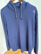Rhoback Men’s Blue Hesi Performance Hoodie - Size Large picture