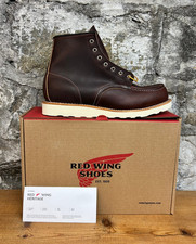 RED WING CLASSIC MOC 8138 Mens 6-Inch Boot in Briar Oil Slick Leather NEW IN BOX picture
