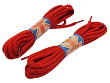 Vintage Dr. Doc Martens Boot Laces New British Made Round Laces Red 210cm Lot 2 picture
