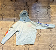 Juice Wrld Death Race for Love Blue Hoodie Graphic Print  Drawstring Size M picture