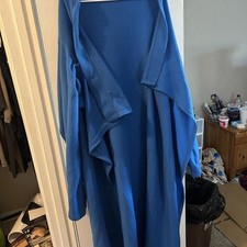 Blue Snuggie wearable fleece blanket picture