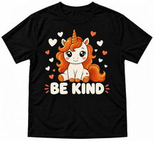 Unicorn Be Kind T Shirt Positive Kindness Cute Unisex Gift Multicolor New 2026 picture