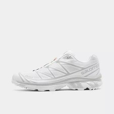 Best Deal - Salomon Men's XT-6 Casual Shoes - White/White/Lunar Rock picture