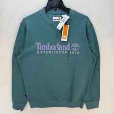 TIMBERLAND MEN'S SMALL OUTDOOR HERITAGE 1973 CREW TB0A2FEQ CL6 RARE TEAL PURPLE picture