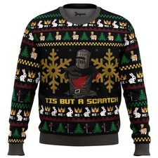 Tis But A Scratch Ugly Christmas Sweater picture