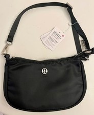 NWT Lululemon City Essentials Mini Shoulder Bag Size 1L Black picture