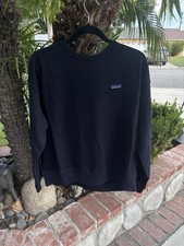 Patagonia Women's Crewneck Sweatshirt Size Large , Navy Blue picture