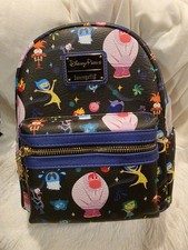 Loungefly Disney Parks Inside Out 2 All Over Print Mini Backpack Pixar New NWT picture