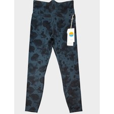 Vuori Clean Elevation Legging Water Drop Print Teal Charcoal NWT Medium picture