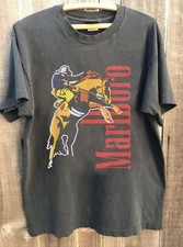 Marlboro Cowboy Wild West Vintage 90s Charcoal Unisex T Shirt S-5XL picture