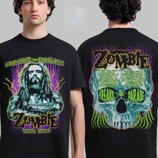 Rob Zombie Freaks On Parade Tour 2026 Merch T-Shirt Reprint picture
