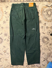 Awake NY x Levi’s 501 Green Dark Wash Straight Fit Denim Jeans Men’s 32 picture