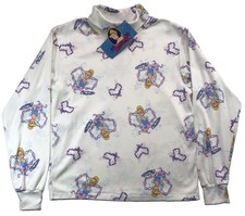 Vintage 90s Walt Disney CINDERELLA Princess Heart Shirt Girls Youth Large (NEW) picture