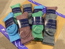 Bombas Calf Socks Large Cool Marl Assorted 8-Pack | Virgin Atlantic | NWT picture