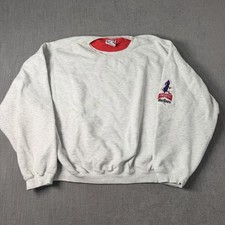 Vintage Marlboro Sweatshirt Mens 2XL Gray Adventure Team Lizard Crewneck 90s picture