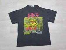 Vintage 1990 Slayer Seasons in the Abyss Tour Shirt Size (L) Rock Thrash Metal picture