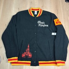 Disney World Vault Collection 50th Anniversary Magic Kingdom Varsity Jacket NWT picture