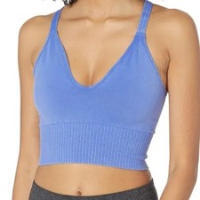 Free People L96140 African Violet Good Karma Crop Top Size M/L picture