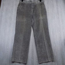 Vintage L.L. Bean Corduroy Pants Mens 36 Gray Made in USA Straight Leg  EUC picture