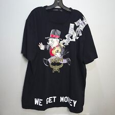 Hudson Outerwear Shirt Mens 4XL We Get Money Black Gold $ Heavy Cotton Logo WGM picture