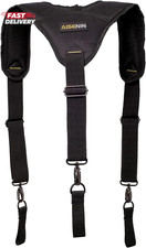 AISENIN Heavy-Duty Tool Belt Suspenders for Men, 3 Point Padded Suspenders Const picture