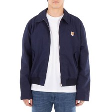 Maison Kitsune Harrington Fox Head Patch Jacket, Size Medium picture