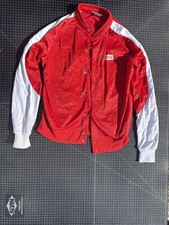 Vtg 80s Nike Track Jacket Made in Japan Triacetate Scovill Patch Logo Large picture