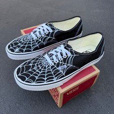 Vans Authentic Shoes Spider Webs Customized picture