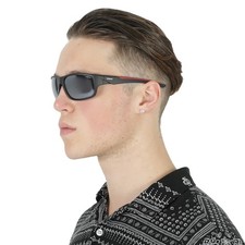 Polaroid Polarized Grey Wrap Men's Sunglasses PLD 7010/S 0OIT/EX 64 picture