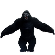 8' Giant Gorilla Mascot Inflatable Costume Adult Halloween Cosplay Party Outfit picture
