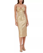 Siena Women's Sequined Midi Dress MSRP $138 picture