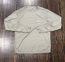 Vuori Long Sleeve Tradewind Shirt Men’s Large Green Polyester picture
