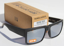 SPY OPTICS Cyrus SOSI Sunglasses Matte Black/Gray Silver Spectra Mirror NEW picture