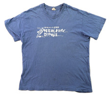 Vintage 80s 1986 Large Blue Yufuin Japan Japanese Oita Music Festival T Shirt picture