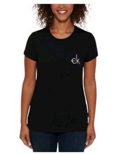 NEW WOMENS CALVIN KLEIN JEANS LOGO MODAL TEE SHIRT   M picture