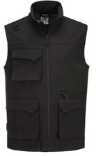 PORTWEST KX3 SOFTSHELL BLACK BODYWARMER VEST WATERPROOF SIZES 2X, KX363 picture