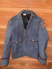 Vintage Large 50s USPS work wear  Jacket 2 Pocket With Patch Rare Buttons picture