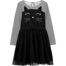 NWT Carter s Halloween Cat Dress, Girls Sizes 4-8 Retail $36 picture