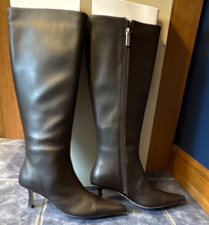 Women’s Tony Bianca chocolate Nappa 7.5 NWB read  picture