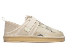Clarks Originals Mens Trek Taiyo Off White Camo Suede Casual Shoes 26166286 picture
