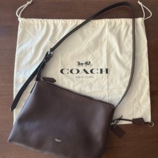 Coach Leather Maple Mott 33 Messenger Adjustable Strap, Bag Chag picture