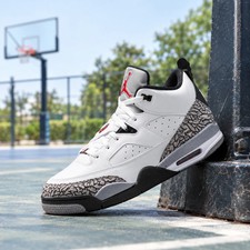 Nike Air Jordan Son of Mars Low White Cement Sneakers 580603-101 Mens Size picture