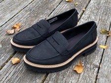 TOMS Women’s Cara Loafer in Black Size 8.5 EXCELLENT CONDITION picture