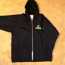 Vintage Champion Philadelphia Eagles Black Full Zip Puffer Jacket Men’s L 26094 picture