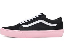 Vans Old Skool Sidewall Pink Black Women's Casual Shoes VN000D6WPIB Sneakers picture